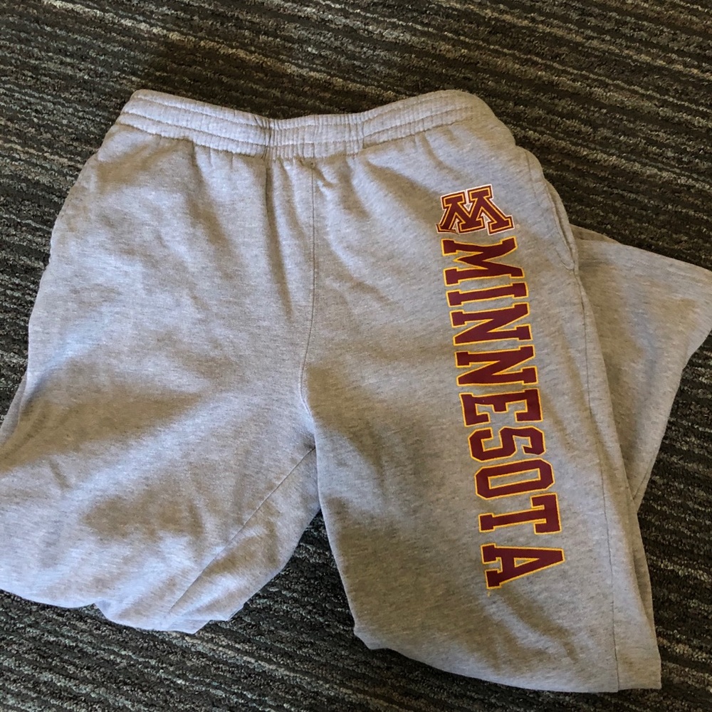Minnesota Gray Sweatpants in size M 38/40